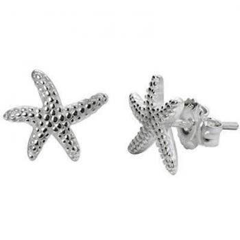 Pendientes de plata con diseño de estrella de mar Vidal & Vidal