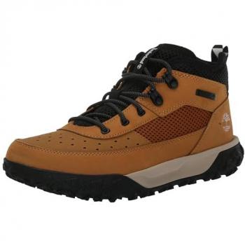 Zapatillas de montaña para niños Timberland, caña baja, color amarillo, talla 36