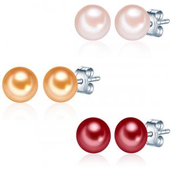 Pendientes Valero Pearls Plata Brillante