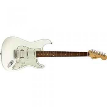 Fender Player Stratocaster HSS Electric Guitar, Polar White