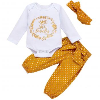 Traje de Otoño para Bebé Recién Nacido – Mameluco y Calzoncillos