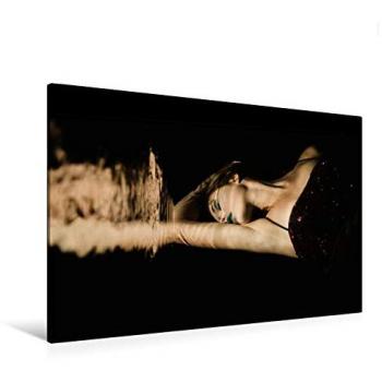 Premium-Textil Leinwand Night Shadows – 120 cm breit × 80 cm hoch, Querformat