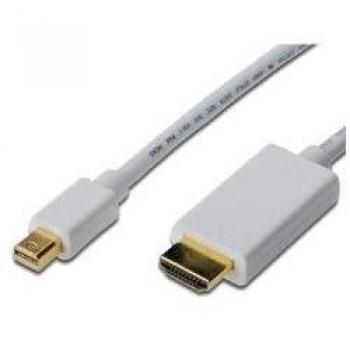 Adapter Videorelay Mini DisplayPort-USB-C bianco Nilox