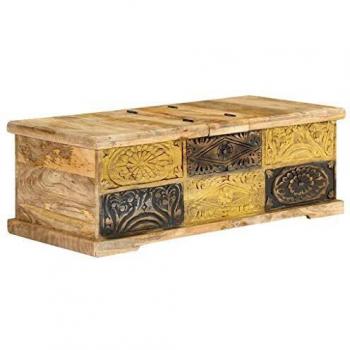 Tavolino da Caff 100x50x35 cm in Legno Massello di Mango cod mxl 21772