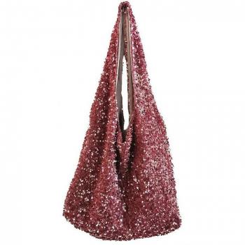Pink Mermaid Sequins Shoulder Bag