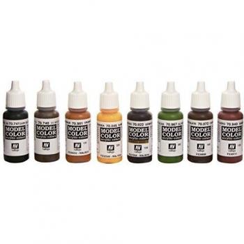 Vallejo Confezione 8 couleurs de 17 ml Waffen SS camouflage pour reproductions allemandes