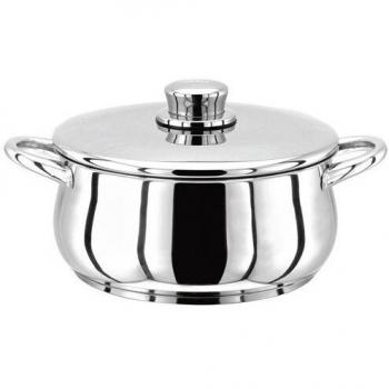 Stellar 1000 S135 Stainless Steel Casserole with Lid 20cm