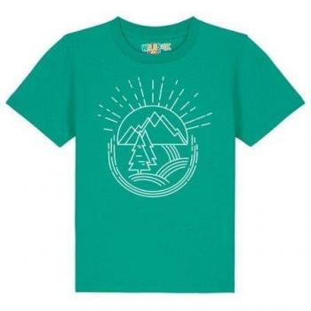 Abbigliamento Natur ist Schön Verde Erba/Bianco