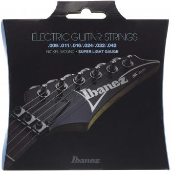 Ibanez IEGS6 Cuerdas de Guitarra Eléctrica de Níquel 9-42