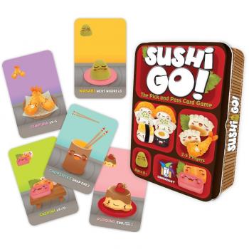 Gamewright's Sushi Go: Pick‑and‑Pass Multicoloured Deck