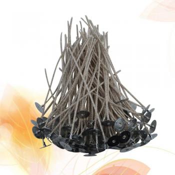 100PCS Soy Candle Wicks with 100PCS Tabs