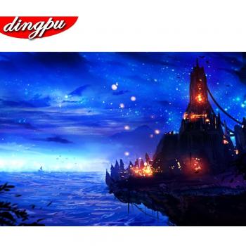 Ensemble Peinture Diamant Strass Décor 20×30 cm