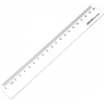 Deli 20cm Measuring Scale