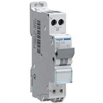 Hager MFN716 Disjoncteur 1P+N 16A 1mod