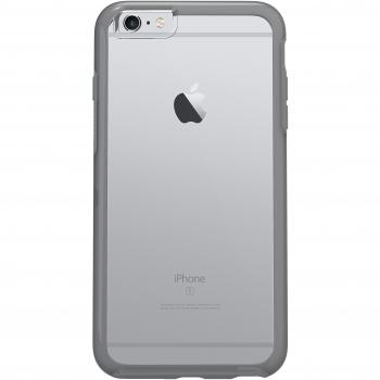 Funda Elegante Otterbox Symmetry Clear con Contorno Gris y Cristal trasero