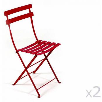 Fermob Klappstuhl Bistro mit Chilirot-Finish