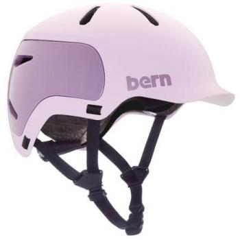 Bern Watts 2.0 Street‑Ready Helmet – Lavender Matte, Size S, Unisex