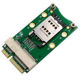 PCI-E Adapter für 3G/4G WWAN mit SIM Slot