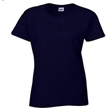 Gildan T-shirt Femme Casual Marine