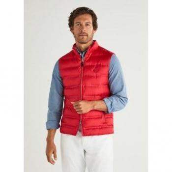 Hackett London Outlet 2024: Chaleco Moto Rojo M Poliéster