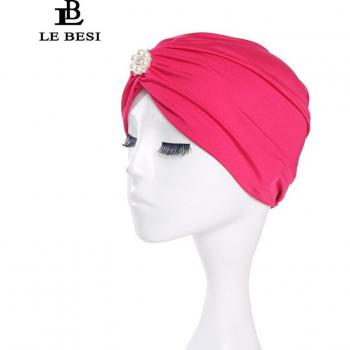 LEBESI Diamond Knot Quick Dry Swim Cap for Girls