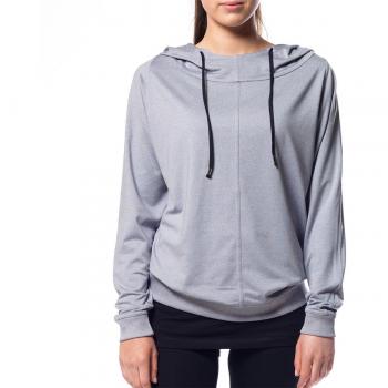 Green Lamb Women’s Breathable Dri‑Fit Hoodie – Light Grey – L
