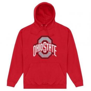 Ohio State University Adult Hoodie – Mid-Size, White, Logo Design
