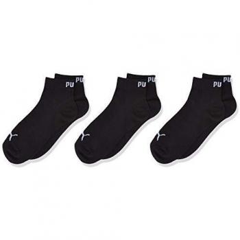 PUMA Quarter 3p Sport, Nero (Black 200), Unica (Taglio Produttore: 38/41) (Pacco da 3) Bambino