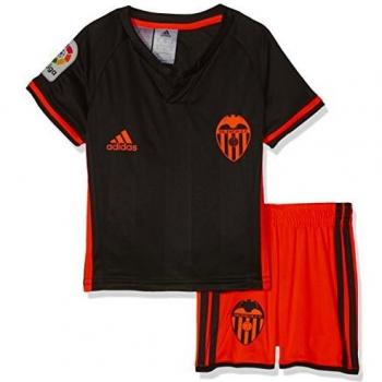 Adidas Boy's Line Valencia FC Equipment Soccer Outfit, Black, Size 92