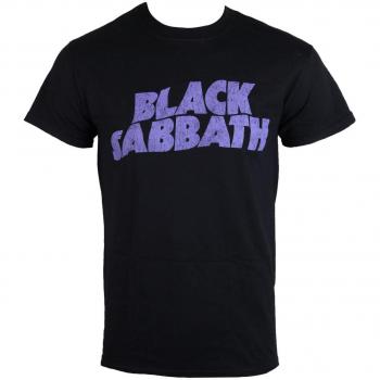 Black Sabbath Wavy Logo Men's Metal T-Shirt