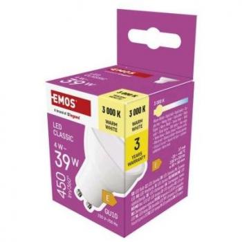 Teplá bílá LED žárovka Classic MR16 4W