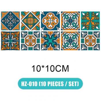 10pcs Diagonal Floor Tile Seam Stickers for Room Decoration