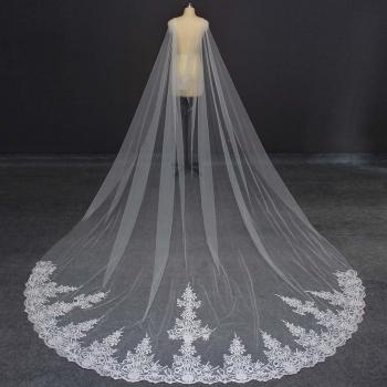 Capa de Boda Longa Encaje 3.5m