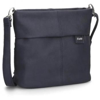 Mademoiselle M8 25 cm Schultertasche aus Nubukleder in Ink