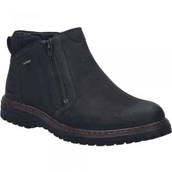 Josef Seibel Herren‑Chelseaboot Erroll 63 – 43, schwarz, Winter‑Leder