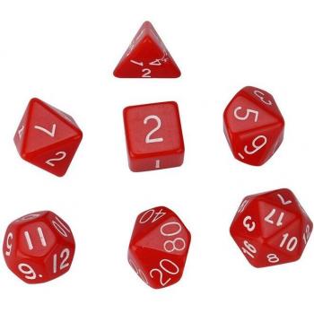 Dés D20 multi-facettes 16mm ensemble de 7 pièces