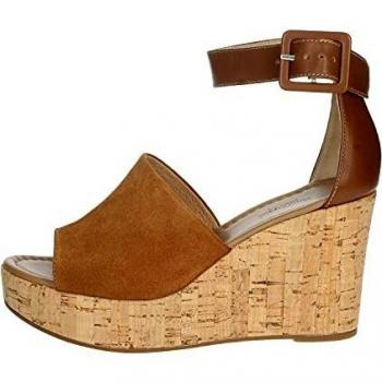 Scarpe da Donna Nero Giardini Pelle Tabacco E012411D Primavere Estive EU 39