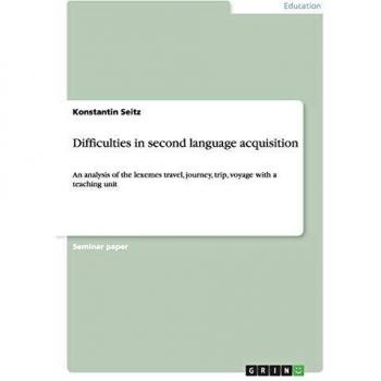 Difficulties in second language acquisition