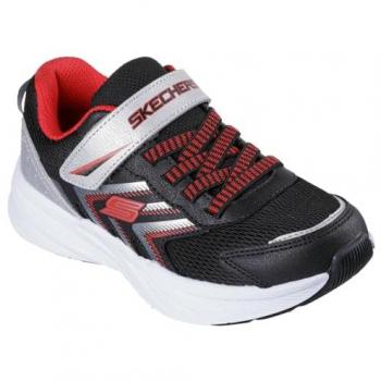 Skechers Calçado Masculino Microspec Tread Lavável Preto/Vermelho