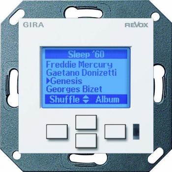 System 55 Displayrechner Gira 053927 – reines, mattes Weiß