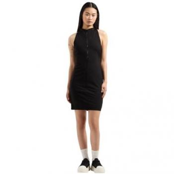 Vestido Mini Noir con Cuello Halter Armani Exchange
