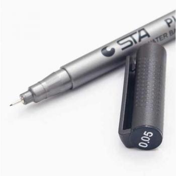STA Comic Pinselstift Schwarz