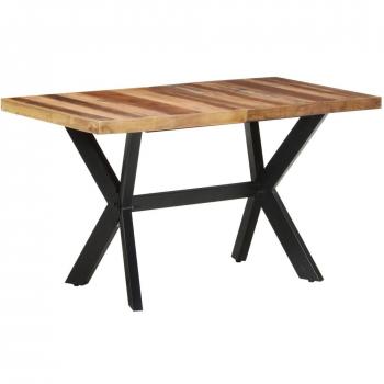 VIDAXL Tavolo da Pranzo, Tavolo da Cucina 140x70x75 cm Legno Massello con Finitura Miele 70669