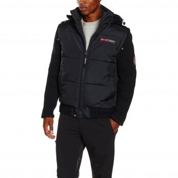 Geographical Norway Herren Parkas Cacahuete Men Blau, Größe XX-Large