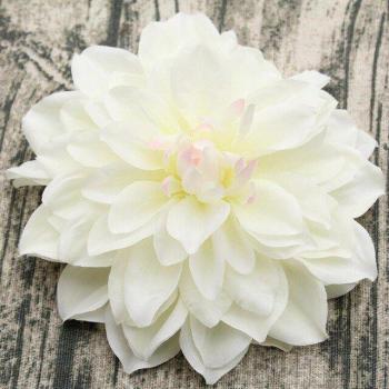 Large Silk Dahlia Flower Head