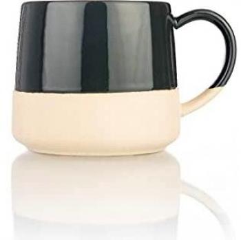 Charcoal Dipped Stoneware Mug