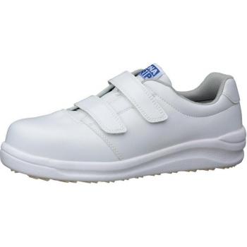 Pulver‑JSAA Professional Sicherheits-Sneakers – Weite Zehen, Midori Anzen, Arbeitsplatz‑Zertifikat, rutschfest, leicht, weiß