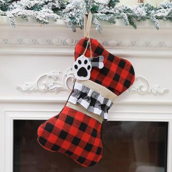 Festive Dog Bone Candy Bag