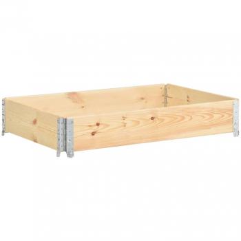 Collare in Legno Massello di Pino per Pallet 80x120 cm