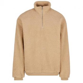 Union Beige Oversized Troyer Sweater